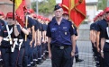 Revue des troupes jeunes sapeurs-pompiers (photo René Huybrechts)