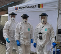 La Protection civile lutte contre la pandémie de la COVID-19